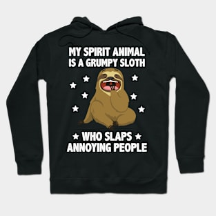 Funny cute sloth gift Hoodie